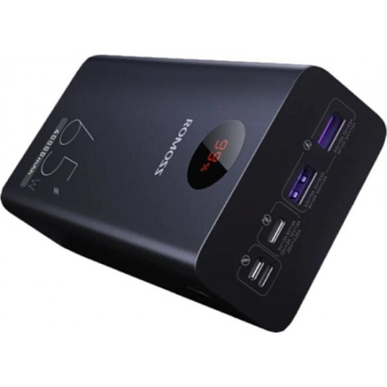 Універсальна мобільна батарея Romoss PEA40S Pro 40000mAh 65W Black (PEA40-382-2131H)