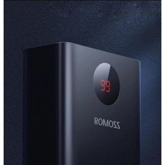 Універсальна мобільна батарея Romoss PEA40S Pro 40000mAh 65W Black (PEA40-382-2131H)