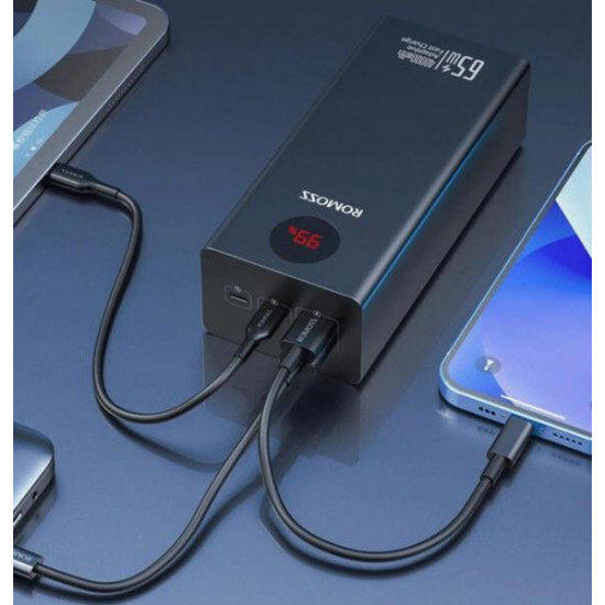 Універсальна мобільна батарея Romoss PEA40S Pro 40000mAh 65W Black (PEA40-382-2131H)