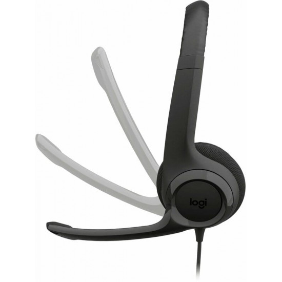 Гарнітура Logitech H390 USB-C Midnight Black (981-001576)