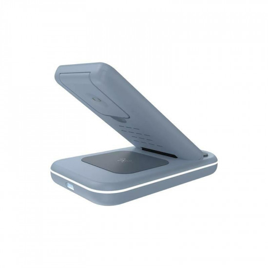 Бездротовий зарядний пристрій Canyon WS-304 15W 2in1 Blue (CNS-WCS304BL)
