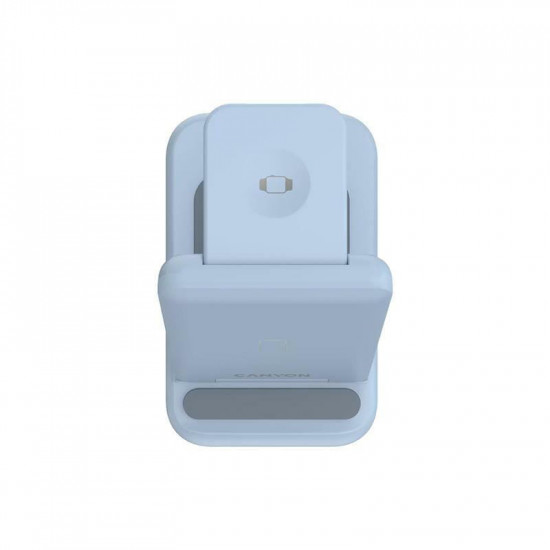 Бездротовий зарядний пристрій Canyon WS-304 15W 2in1 Blue (CNS-WCS304BL)