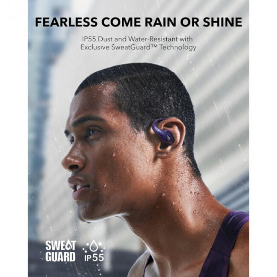 Bluetooth-гарнітура Anker SoundCore AeroFit Pro Purple (A3871GQ1)