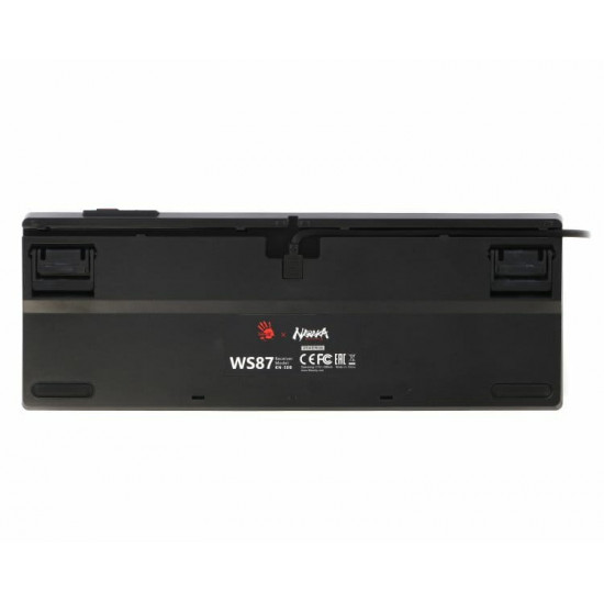 Клавіатура бездротова Bloody WS87 RGB Naraka Black