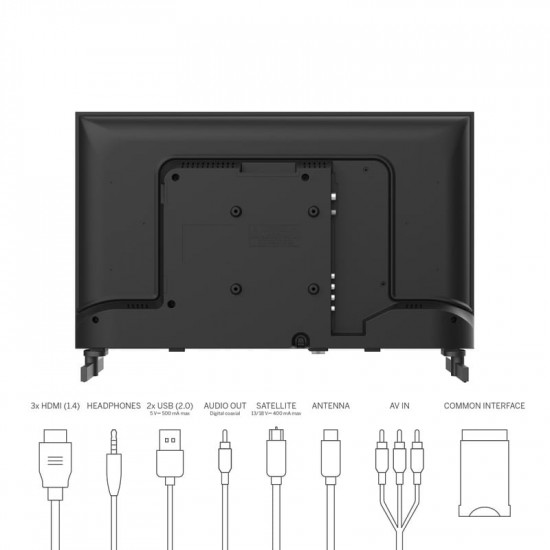 Телевiзор Thomson Easy TV 24" HD 24HD2S13