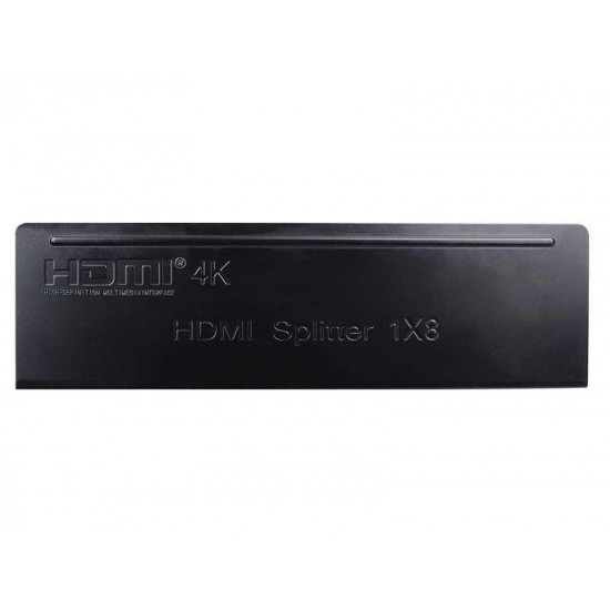 Сплітер PowerPlant (CA911516) HDMI - 8xHDMI, чорний
