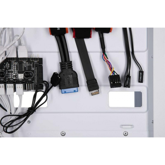 Корпус 2E Gaming Hexagon White (2E-G338W)