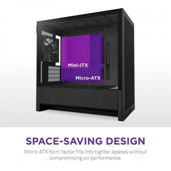 Корпус NZXT H3 Flow Black без БЖ (CC-H31FB-01)
