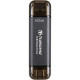 Накопичувач зовнішній SSD USB 3.1 Gen 2 Type-A/Type-C 512GB Transcend ESD310 Black (TS512GESD310C)