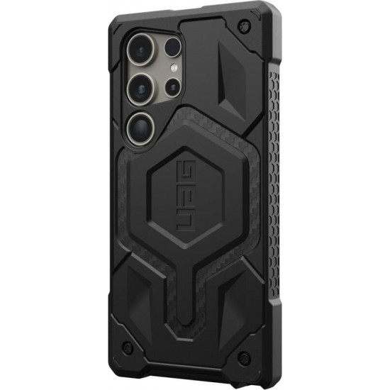 Чохол-накладка Urban Armor Gear Monarch Pro для Samsung Galaxy S24 Ultra SM-S928 Carbon Fiber (214416114242)