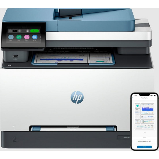 Багатофункціональний пристрій A4 кол. HP Color LaserJet Pro MFP 3303fdn (499M7A)