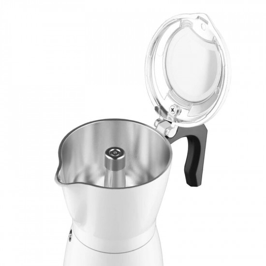 Електрична гейзерна кавоварка Ardesto CMM-X300W White