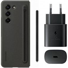 Чохол-накладка Samsung Slim Cover with Pen & TA 25W для Samsung Galaxy Fold 5 SM-F946 Black (EF-OF94KKBEGWW)