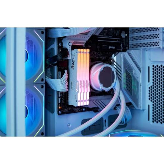 Модуль пам`ятi DDR5 32GB/6000 Kingston Fury Beast RGB EXPO White (KF560C36BWEA-32)