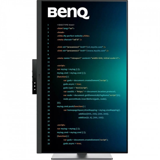 Монітор BenQ 31.5" RD320U (9H.LMSLA.TBE) IPS Grey