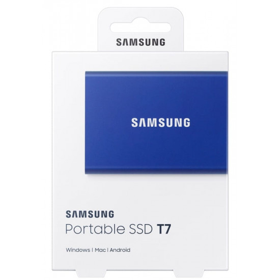 Накопичувач зовнішній SSD 1TB Samsung T7 Indigo Blue (MU-PC1T0H/WW)