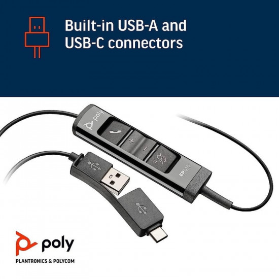 Гарнітура Poly EncorePro 515 M USB-A Mono Black (783R1AA)