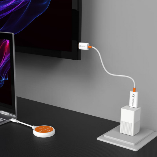 Подовжувач J5create USB-C - HDMI (M/M) до 15 м White (JVAW62-N)
