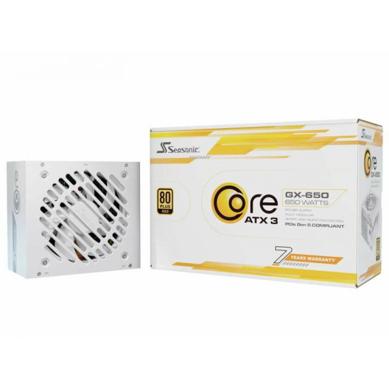 Блок живлення Seasonic GX-650 ATX 3.1 White 650W