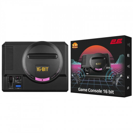 Ігрова консоль 2E 16bit HDMI (2 бездротових геймпада 183 гри) (2E16BHDWS188)