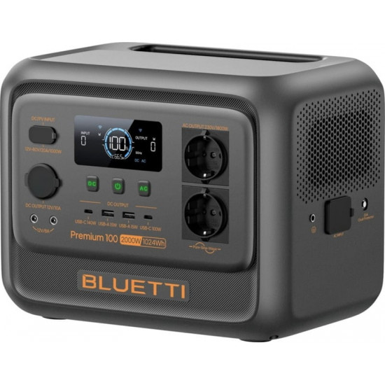 Зарядна станція Bluetti Premium 100 V2, 2000W, 1024Wh