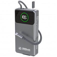 Універсальна мобільна батарея Dudao K31 Pro 20000mAh 45W Black (6977196682010)