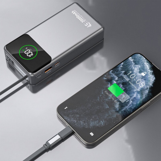 Універсальна мобільна батарея Dudao K31 Pro 20000mAh 45W Black (6977196682010)