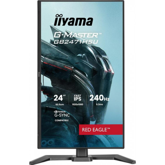 Монітор Iiyama 23.8" GB2471HSU-B1 IPS Black 240Hz
