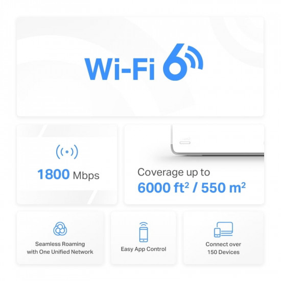 WiFi Mesh система Mercusys Halo H70X 3-pack