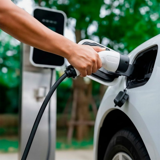 Кабель EnerGenie для заряджання електромобіля Type 2,3х32А (22КВт), 3-фазний (EV-T2MF-22KW-8M)