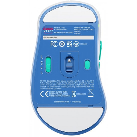 Миша бездротова Cherry Xtrfy M64 RGB White (CX-M64W-WHITE)