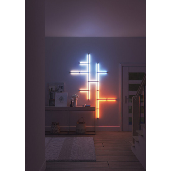 Розумна система освітлення Nanoleaf Lines 90 Degrees Starter Kit Apple HomeKit, 4 шт. (NL59K02-4SN00)