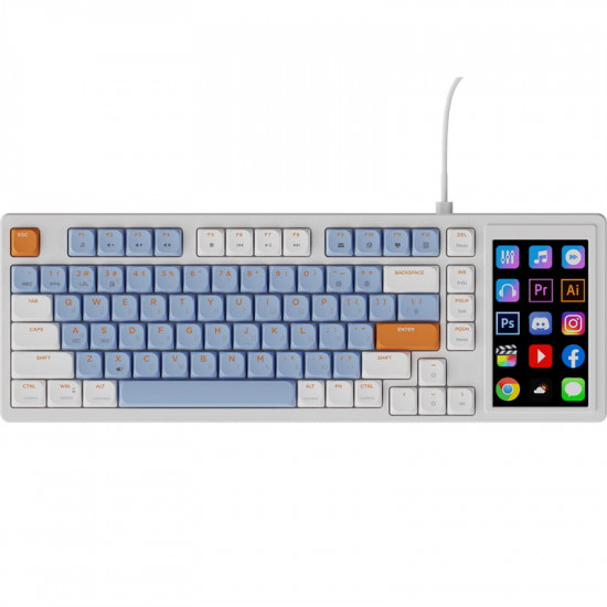Клавіатура Ajazz AKP815 Huano Red Switch White (AKP815-R-WBO)