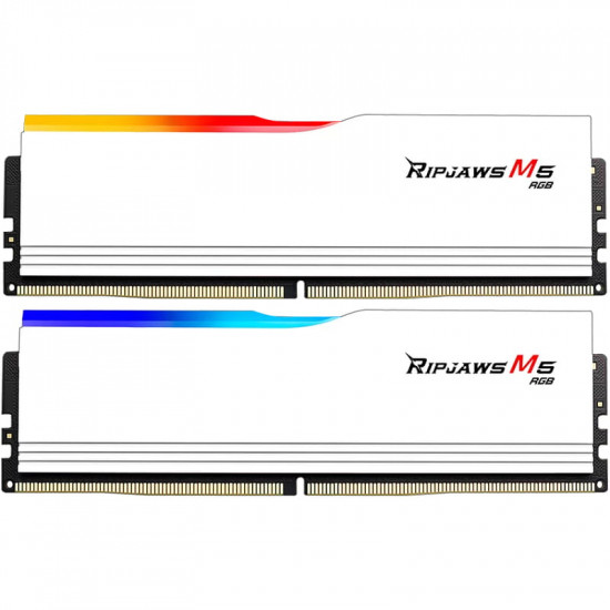 Модуль пам`ятi DDR5 2x32GB/6000 G.Skill Ripjaws M5 RGB White (F5-6000J3040G32GX2-RM5RW)