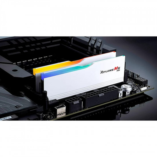 Модуль пам`ятi DDR5 2x32GB/6000 G.Skill Ripjaws M5 RGB White (F5-6000J3040G32GX2-RM5RW)