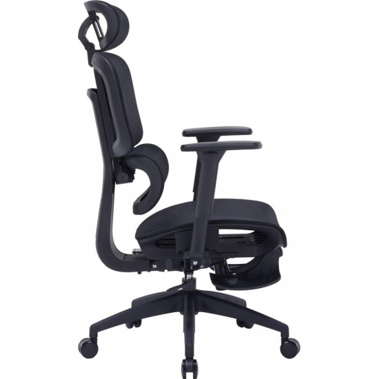 Крісло офісне Officepro Skyline Footrest Black (OC750-B-B-B)