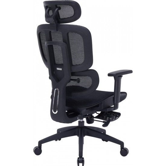 Крісло офісне Officepro Skyline Footrest Black (OC750-B-B-B)
