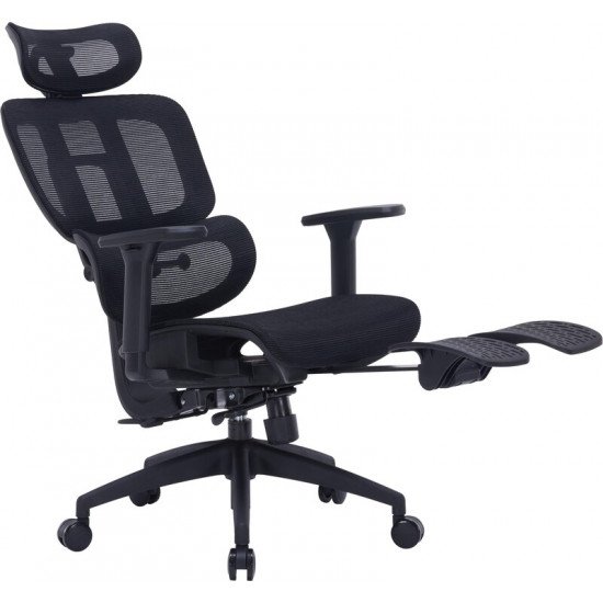 Крісло офісне Officepro Skyline Footrest Black (OC750-B-B-B)