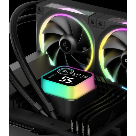 Система водяного охолодження DeepCool LQ360 Ultra ARGB Black (R-LQ360-BKASMC-G-1)