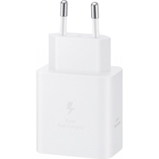 Мережевий зарядний пристрій Samsung EP-T4511 45W USB-C White (EP-T4511XWEGEU)