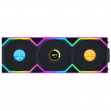 Вентилятор Lian Li Uni Fan SL Wireless LCD 120-3 Black (G99.12SLLCD1W3B.00)