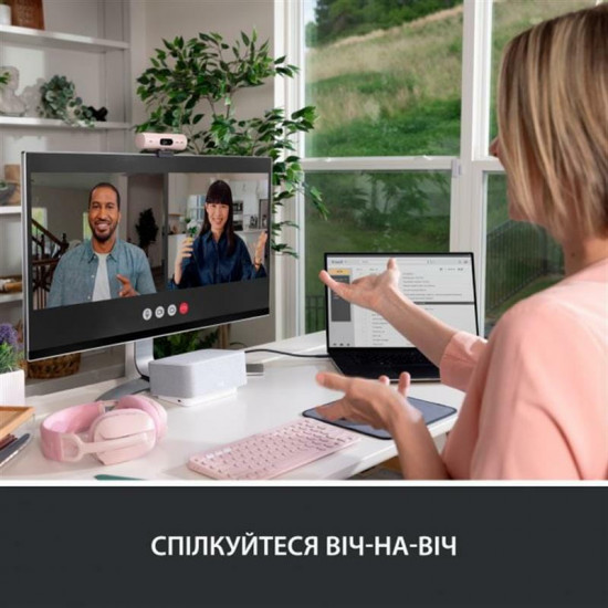 Веб-камера Logitech Brio 500 Rose (960-001421)