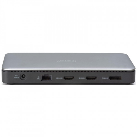 Док-станція Digitus USB-C USB3.2х2/USB-C/SD/MicroSD/HDMIx2/DisplayPort/RJ45/Audio (DA-70917)