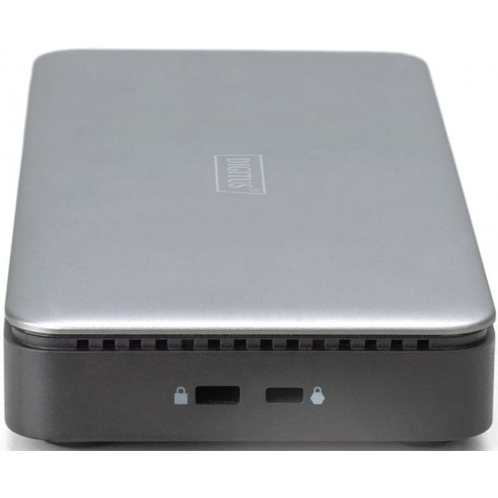 Док-станція Digitus USB-C USB3.2х2/USB-C/SD/MicroSD/HDMIx2/DisplayPort/RJ45/Audio (DA-70917)