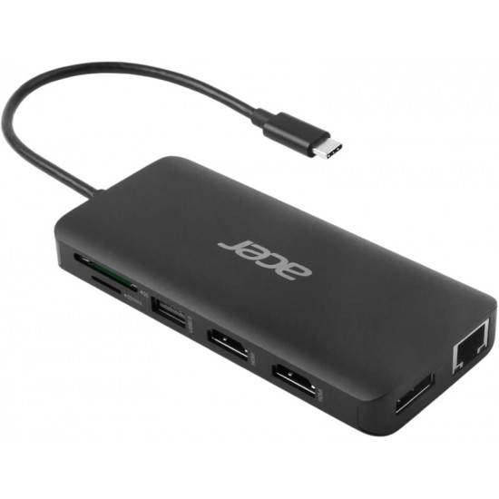 USB-хаб Acer USB Type-C 12-в-1 (HP.DSCAB.017)
