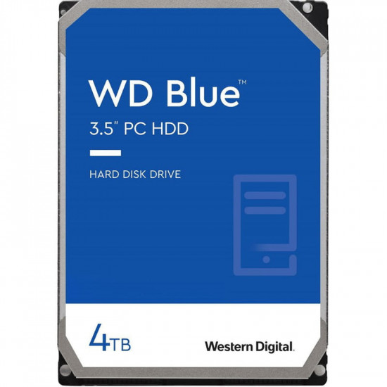 Накопичувач HDD SATA 4.0TB WD Blue 5400rpm 256MB (WD40EZAX)