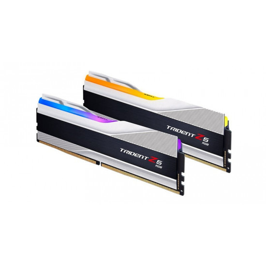 Модуль пам`ятi DDR5 2x16GB/8000 G.Skill Trident Z5 RGB Silver (F5-8000J3848H16GX2-TZ5RS)