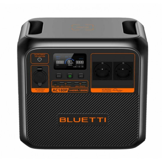 Зарядна станція Bluetti AC180P, 1440Wh, 1800W, LiFePO4