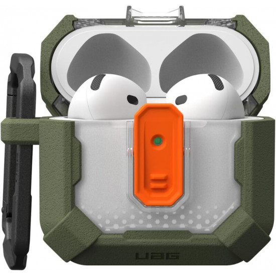 Чохол для навушників Urban Armor Gear Plasma для Apple AirPods (Gen 4, 2024) Olive Drab (104129117272)