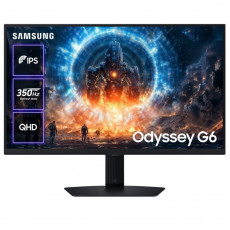 Монiтор Samsung 27" Odyssey G6 (LS27FG606EIXUA) IPS Black 350Hz